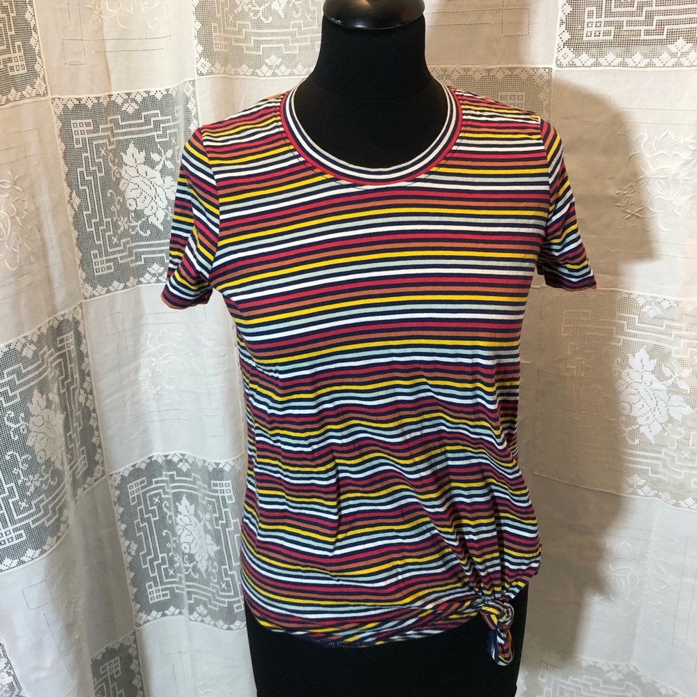 Madewell Tie Front  T-shirt